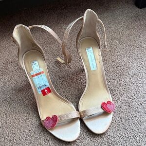 INC International Concepts Pink Heart Heels